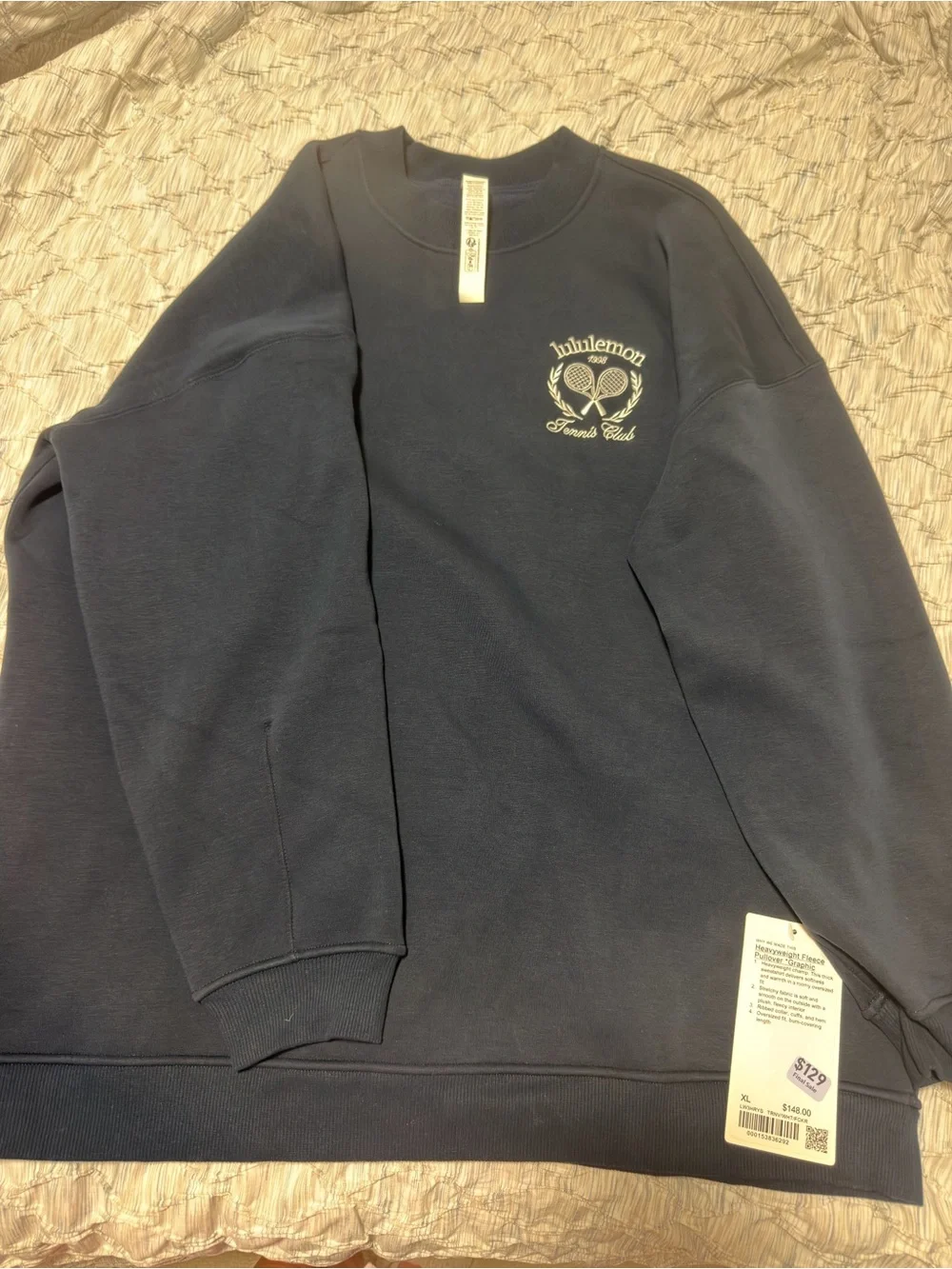 Lululemon Heavyweight Fleece Tennis Pullover
